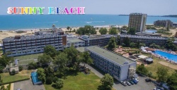 сувенир, магнитнa пластикa SUNNY BEACH Hotel Pomorie двуизмерен 8,5х5,5 см. (R4)