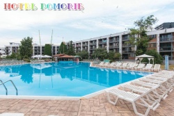 сувенир, магнитнa пластикa SUNNY BEACH Hotel Pomorie двуизмерен 8,5х5,5 см. (R4)