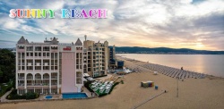 сувенир, магнитнa пластикa SUNNY BEACH Hotel Vaind двуизмерен 8,5х5,5 см. (R4)