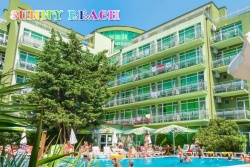 сувенир, магнитнa пластикa SUNNY BEACH HOTEL FRENS FAMILY 8,5х5,5 см. (R4)