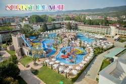 сувенир, магнитнa пластикa  MEDINA SUNNY BEACH PLAZA двуизмерен 8,5х5,5 см. (100 бр. в стек)(R4)