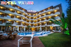 сувенир, магнитнa пластикa SUNNY BEACH Hotel Verisas двуизмерен 8,5х5,5 см. (R4)