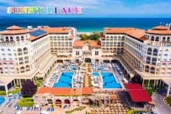 сувенир, магнитнa пластикa SUNNY BEACH Hotel Melia двуизмерен 8,5х5,5 см. (R4)