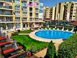 сувенир, магнитнa пластикa SUNNY BEACH HOTEL HOTEL HOTEL BLUE BAY  8,5х5,5 см. (R4)