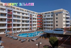 сувенир, магнитнa пластикa SUNNY BEACH Hotel Balaton двуизмерен 8,5х5,5 см. (R4)