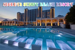 сувенир, магнитнa пластикa SUNNY BEACH HOTEL HOTEL SECRETS SUNNY двуизмерен 8,5х5,5 см. (R4)