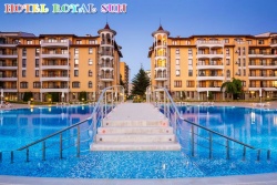 сувенир, магнитнa пластикa SUNNY BEACH HOTEL HOTEL HELNA SANDS двуизмерен 8,5х5,5 см. (R4)