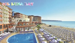 сувенир, магнитнa пластикa OBZOR / Sol Luna Bay Resort двуизмерен 8,5х5,5 см. (R4)