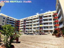 сувенир, магнитнa пластикa SUNNY BEACH HOTEL Central Plaz двуизмерен 8,5х5,5 см. (R4)