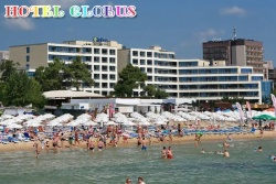 сувенир, магнитнa пластикa SUNNY BEACH GRAND HOTEL NIRVANA 8,5х5,5 см. (R4)