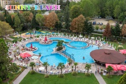 сувенир, магнитнa пластикa SUNNY BEACH Hotel Hrizantema двуизмерен 8,5х5,5 см. (R4)