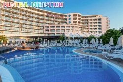 сувенир, магнитнa пластикa SUNNY BEACH Hotel Balaton двуизмерен 8,5х5,5 см. (R4)