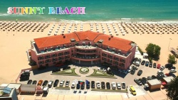 сувенир, магнитнa пластикa SUNNY BEACH HOTEL HOTEL BLUE PURL двуизмерен 8,5х5,5 см. (R4)