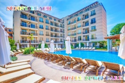 сувенир, магнитнa пластикa SUNNY BEACH Hotel Evropa двуизмерен 8,5х5,5 см. (R4)