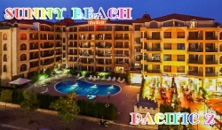 сувенир, магнитнa пластикa SUNNY BEACH Jeravi Hotel двуизмерен 8,5х5,5 см. (R4)