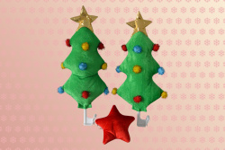 автоаксесоар, коледни елхи и звезда 24х8,5х4 см. автоаксесоар, коледни елхи и звезда 24х8,5х4 см.