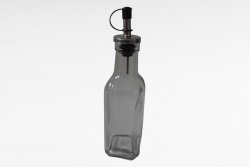 ИЗДЕЛИЕ от стъкло, бутилка за оливерник 20 см. с метална тапа 8611-3 (Промоция- при покупка над 12 бр. базова цена 1,28 лв.)